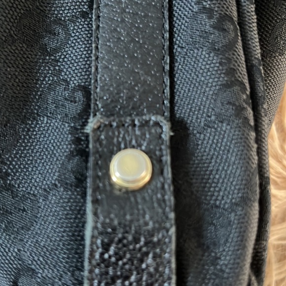 Auth GUCCI Black GG Canvas Abbey D-Ring Shoulder Bag - Picture 16 of 16